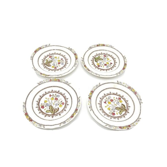 Copeland Spode S173 Cowslip Bread and Butter Plates 6.5 inch Black Logo Set of 4 - Picture 3 of 6